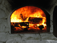 窯の火
